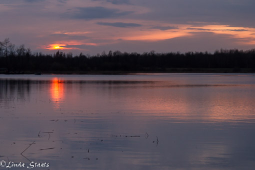 Sunset over Inguadona Lake_Staats