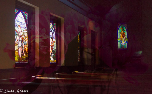 Chapel and peonies_Staats